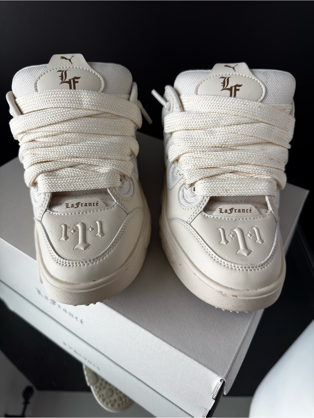 Puma Big Kids Cream la France Moment Jr